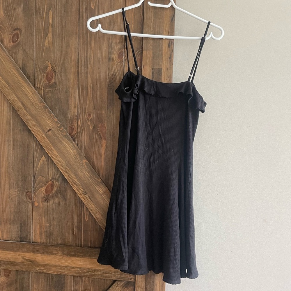 Forever21 Black Spaghetti Strap Dress